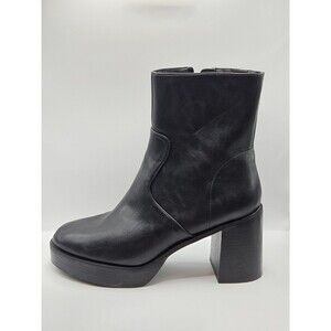 90s Y2K Oasis Society Platform Black Boots Size Womens 10